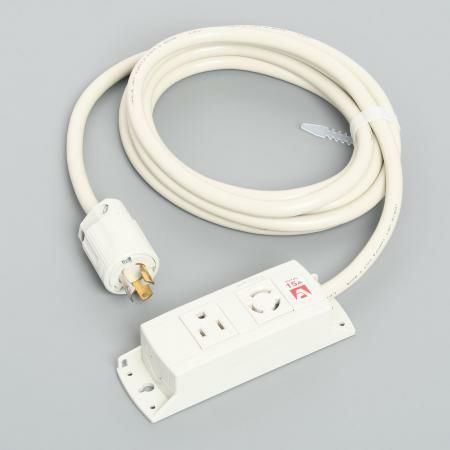 KC1080  アメリカン電機  コンビ OAタップ2ケ口 コ-ドセット 接地2P 15A 125V