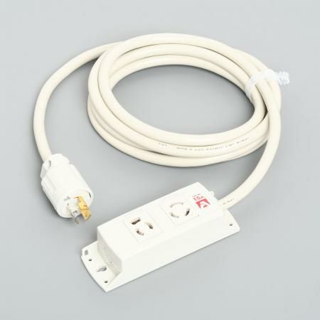 KC1100  アメリカン電機  コンビ OAタップ2ケ口 コ-ドセット 接地2P 15A 125V