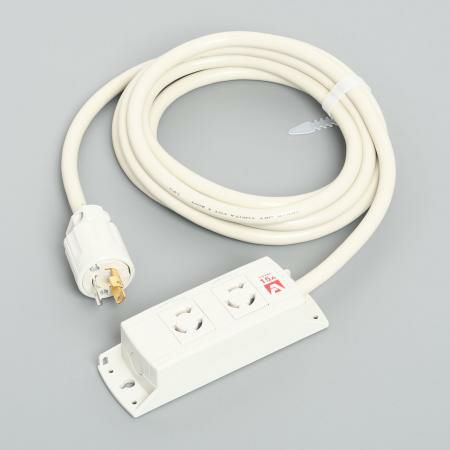 KC1110 アメリカン電機 マルチユースOAタップ 2ヶ口 3mコード付 接地形2P 15A 250V ＜引掛形 NEMA規格 L6-15＞