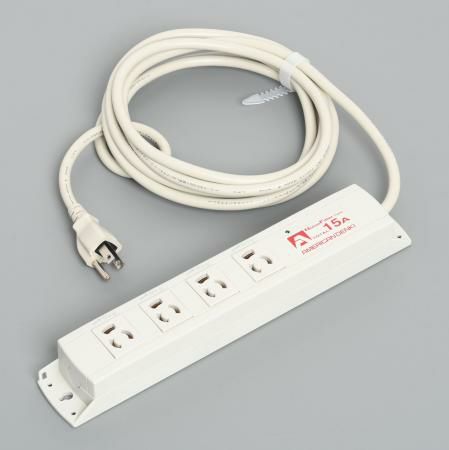 KC1134NF  アメリカン電機  抜止形 OAタップ4ケ口 コ-ドセット NF付 接地2P 15A 125V