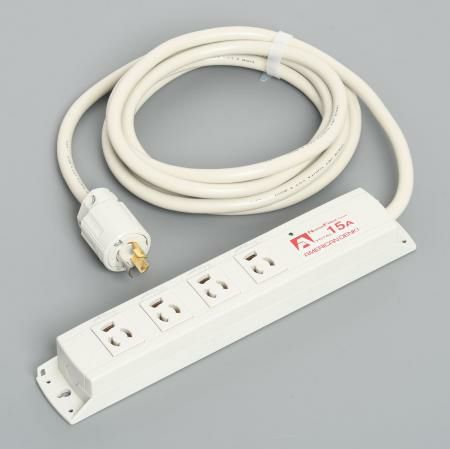 KC1135NF  アメリカン電機  抜止形 OAタップ4ケ口 コ-ドセット NF付 接地2P 15A 125V