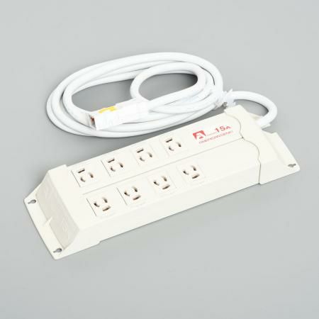 KC1136H  アメリカン電機  抜止形 パラタップ8ケ口 コ-ドセット 接地2P 15A 125V