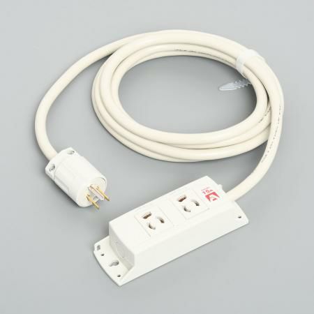 KC1140  アメリカン電機  抜止形 OAタップ2ケ口 コ-ドセット 接地2P 15A 125V