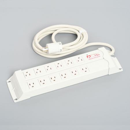 KC1230HNF  アメリカン電機  平刃形 パラタップ12ケ口 コ-ドセット NF付 接地2P 15A 125V