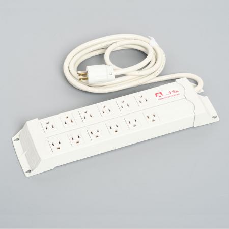 KC1230H  アメリカン電機  平刃形 パラタップ12ケ口 コ-ドセット 接地2P 15A 125V
