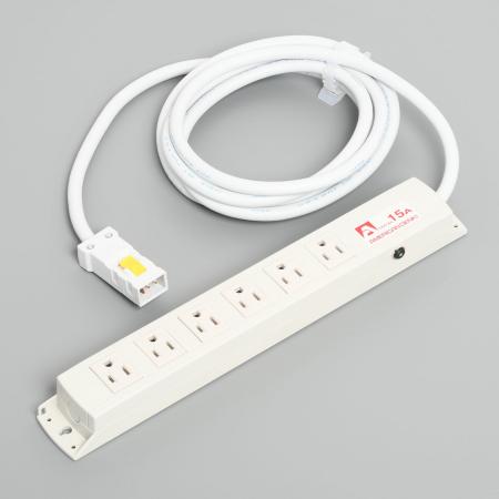KC1236PT  アメリカン電機  平刃形 OAタップ6ケ口 コ-ドセット プロテクター付 接地2P 15A 125V