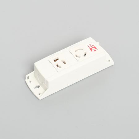 KU1100  アメリカン電機  コンビ OAタップ2ケ口 コ-ドナシ 接地2P 15A 125V