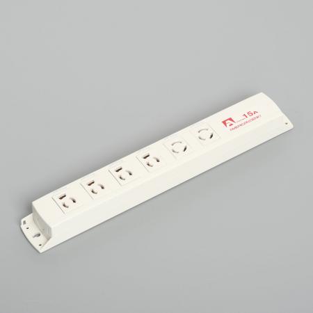 KU1240  アメリカン電機  コンビ OAタップ6ケ口 コ-ドナシ 接地2P 15A 125V
