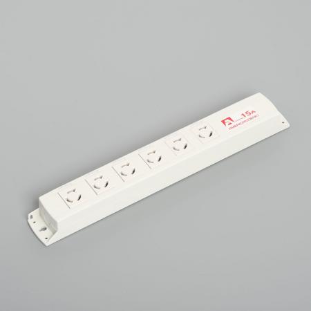 KU1250  アメリカン電機 マルチユースOAタップ （6ヶ口、コードナシ） 接地形2P 15A 250V ＜引掛形 NEMA規格 L6-15＞