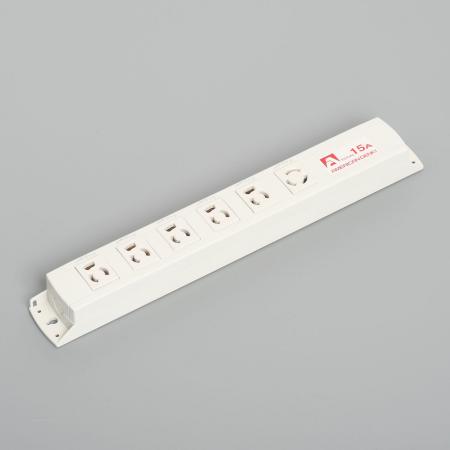 KU1280  アメリカン電機  コンビ OAタップ6ケ口 コ-ドナシ 接地2P 15A 125V