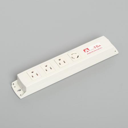 KU1410  アメリカン電機  コンビ OAタップ4ケ口 コ-ドナシ 接地2P 15A 125V