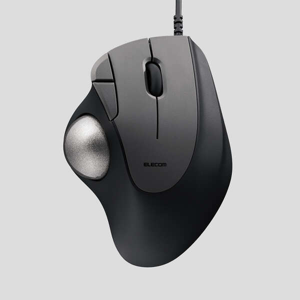 M-IT10URBK エレコム 有線トラックボール "IST"5ボタン 人工ルビーモデル