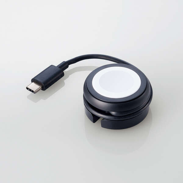 MPA-AWMCQBK エレコム Apple Watch磁気充電ケーブル(高速充電巻き取りタイプ)