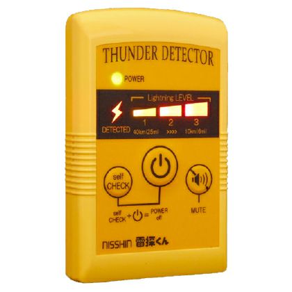 【中止品】NTD-P01E 雷探くん(Raitan-kun English Version) 携帯型雷探知器(Portable Lighting Detector) 日本製(Manufactured in JAPAN)