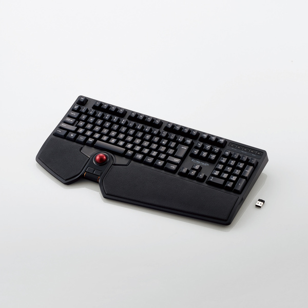【中止品】TK-TB01DMBK エレコム トラックボール付き無線フルキーボード