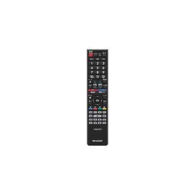 0106380480 シャープ 純正部品 液晶テレビ用 リモコン＜ブラック系＞（010 638 0480）