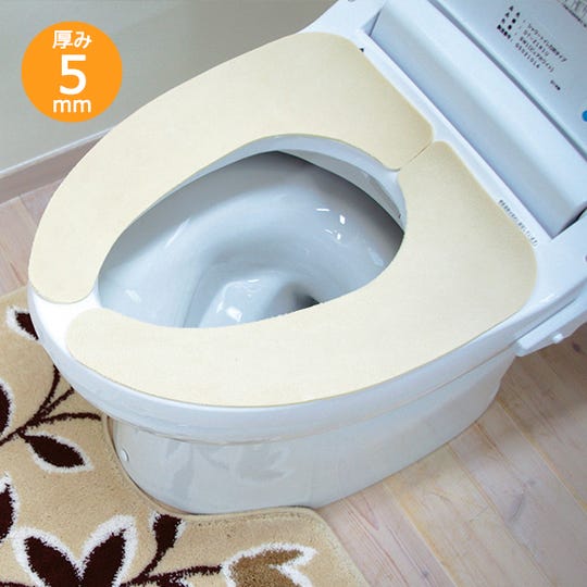 SL-TG-04-015-21 貼っぴぃ はる便座シート／ベージュ ／トイレ用品 [04-015-21] ＜LIXILセレクトアイテムA＞