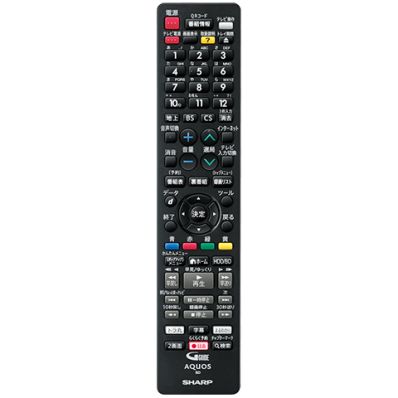 0046380284 シャープ 純正部品 ブルーレイディスクレコーダー用 リモコン（004 638 0284）