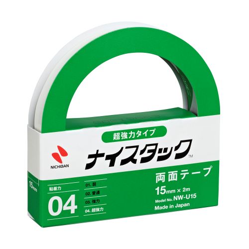 NW-U15 ニチバン ナイスタック NW-U15 超強力 15mm×2m 4987167054892 分類：接着テープ