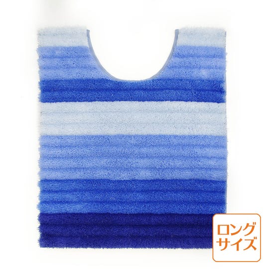 SL-TM-KA-0258 フレッシュデオ ロングトイレマット 75×63cm／ブルー／トイレ用品 [KA-0258] ＜LIXILセレクトアイテムA＞