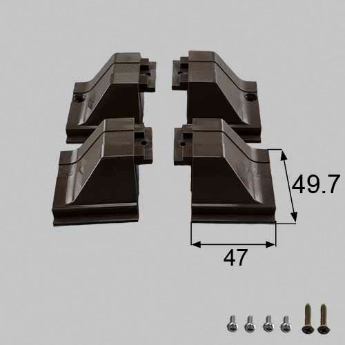 AZWB947 LIXIL・トステム 浴室中折れドアタオル掛用ブラケットセット 浴室ドア部品 [AZWB947]
