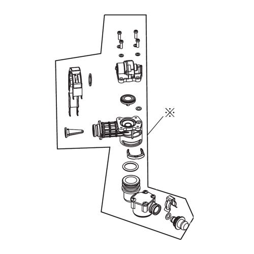 A-3993 LIXIL・INAX 純正部品 バルブ(100V用) トイレ部品 [A-3993]