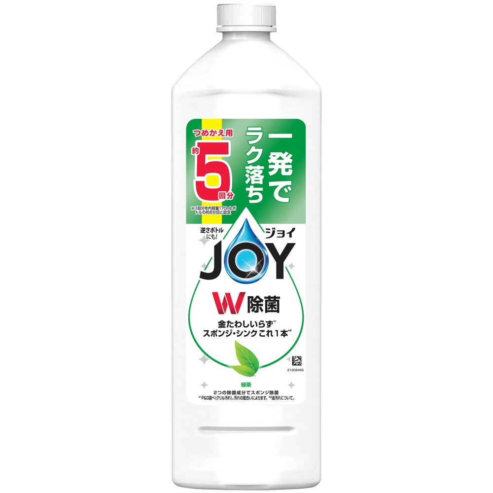 Ｐ＆Ｇ 純正品 除菌ジョイコンパクト 緑茶の香り 特大 4987176118608