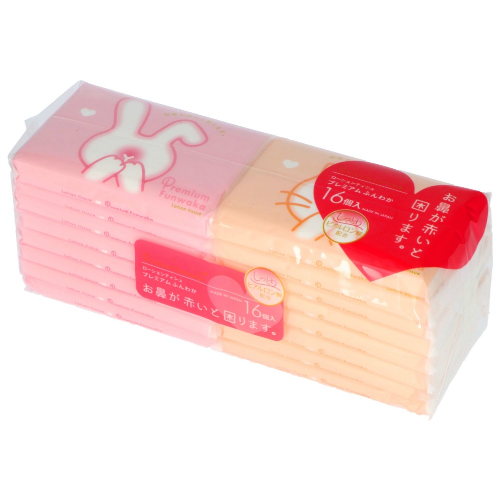 ダイレイ 純正品 プレミアム ふんわか ポケットティッシュ １６個パック 4901988111107