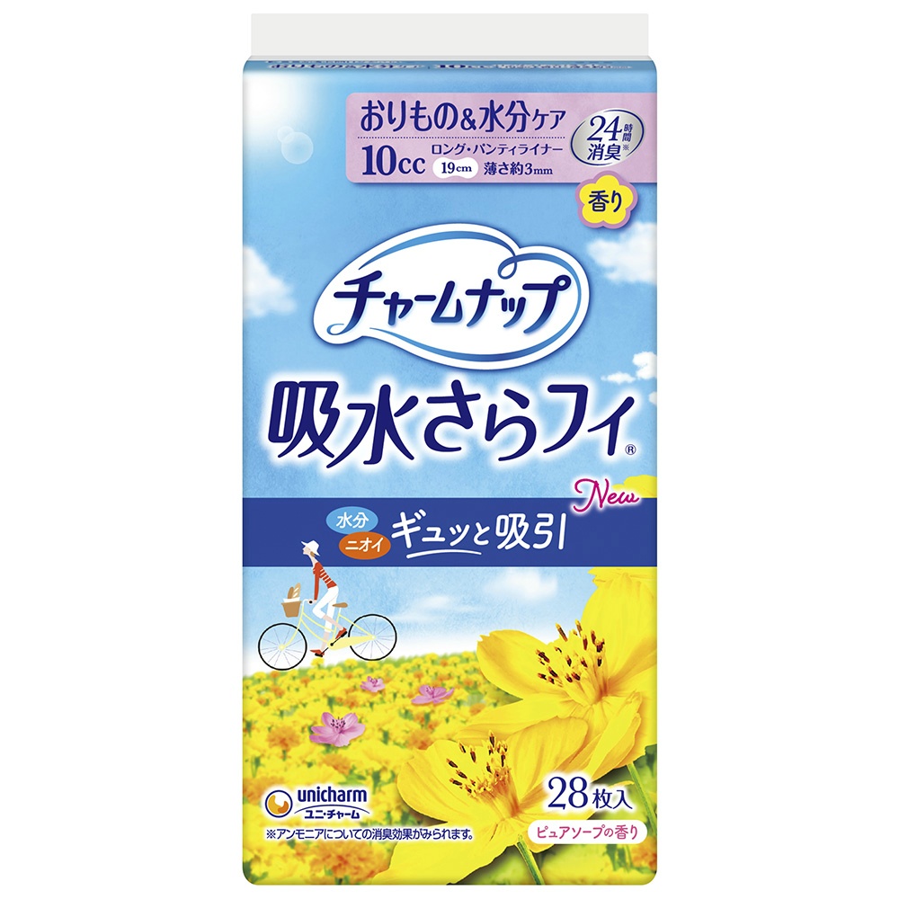 医薬部外品 純正品 吸水さらフイロングパンティライナー香り28枚 4903111554201