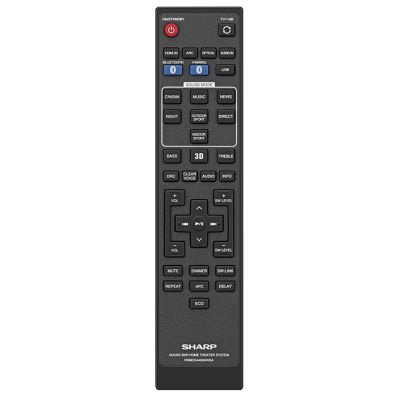 1106380650 シャープ 純正部品 シアターバーシステム用 リモコン（110 638 0650）