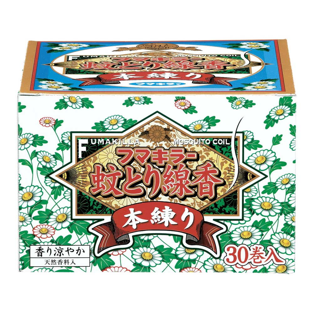 フマキラー 純正品 フマキラー 蚊とり線香本練り ３０巻函入 4902424424430
