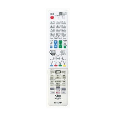0046380271 シャープ 純正部品 ブルーレイディスクレコーダー用 リモコン＜ホワイト系＞（004 638 0271）