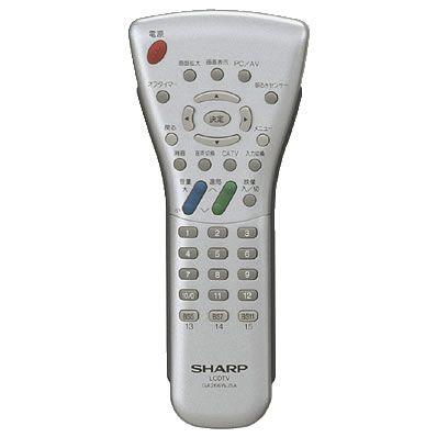 0106380158 シャープ 純正部品 液晶テレビ用 リモコン （010 638 0158）