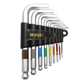 KBS-900 フジ矢 純正品新品 ボールポイント六角棒レンチ 9本セット (WISE)