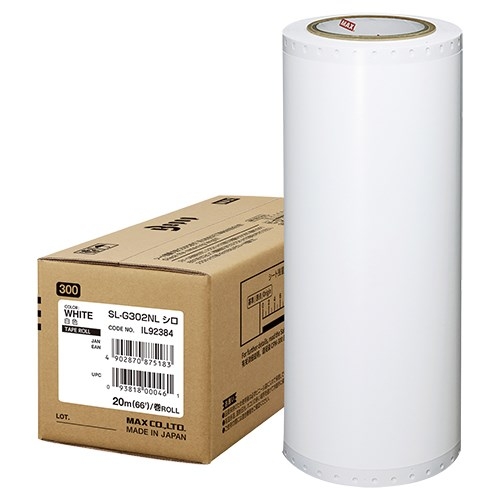 SL-G302NLｼﾛ マックス ビーポップ耐候シート 300mm SL-G302NLシロ 4902870875183 分類：切文字機消耗品