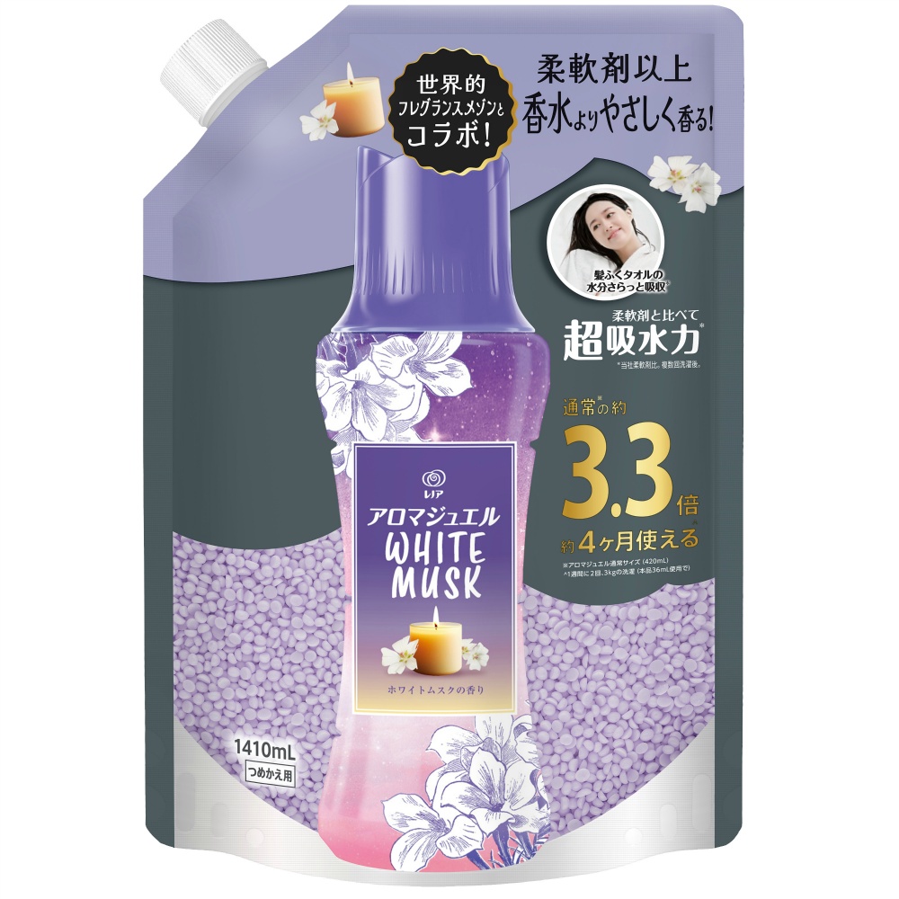 Ｐ＆Ｇ 純正品 レノアアロマジュエルホワイトムスクの香りつめかえ用超特大サイズ 4987176278425