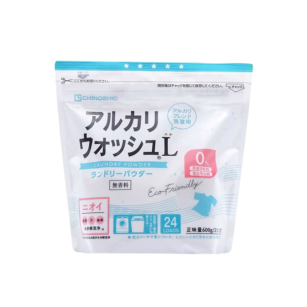 地の塩社 純正品 アルカリウォッシュL ランドリーパウダー 無香料 4982757811442