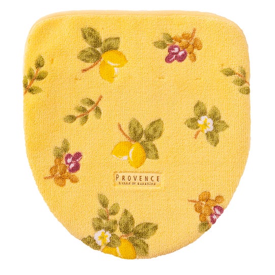 SL-TM-KA-0610 プロバンス シエル 便フタカバー（吸着式）／イエロー／トイレ用品 [KA-0610] ＜LIXILセレクトアイテムA＞