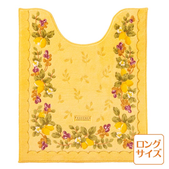 SL-TM-KA-0618 プロバンス シエル ロングトイレマット 75×63cm／イエロー／トイレ用品 [KA-0618] ＜LIXILセレクトアイテムA＞