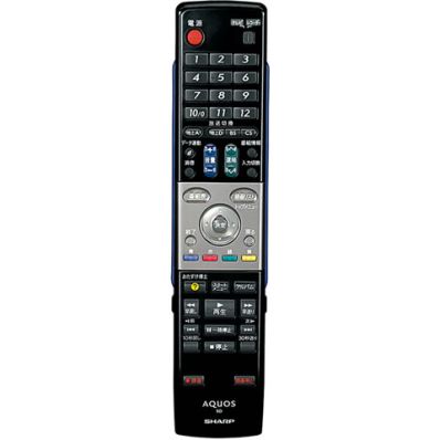 0046380196 シャープ 純正部品 ブルーレイディスクレコーダー用 リモコン （004 638 0196）