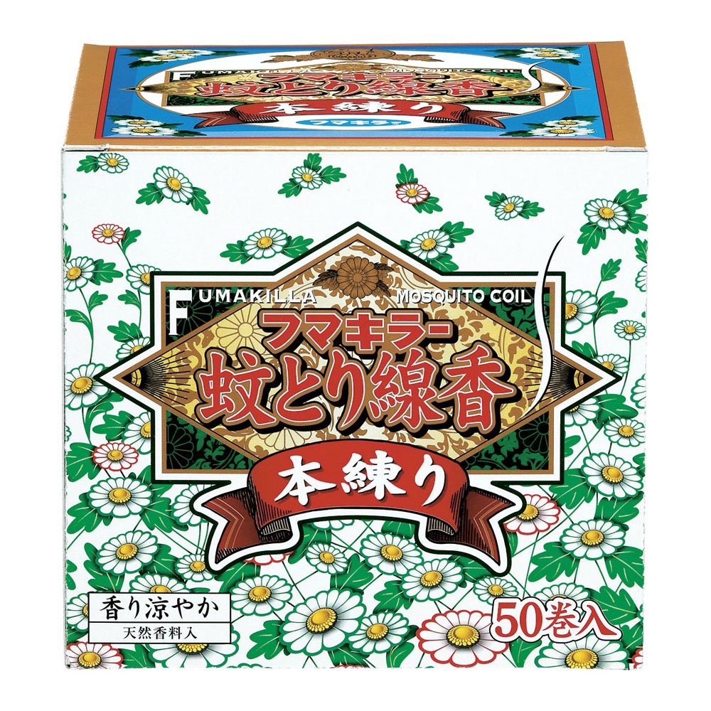 フマキラー 純正品 フマキラー 蚊取り線香本練り ５０巻函入 4902424424447