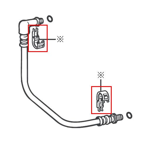 K100-643 LIXIL・INAX 純正部品 クリップリング(2個1セット) トイレ部品 [K100-643]