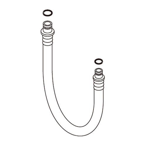 322-1153-660 LIXIL・INAX 純正部品 フレキホース(660mm) トイレ部品 [322-1153(660)]