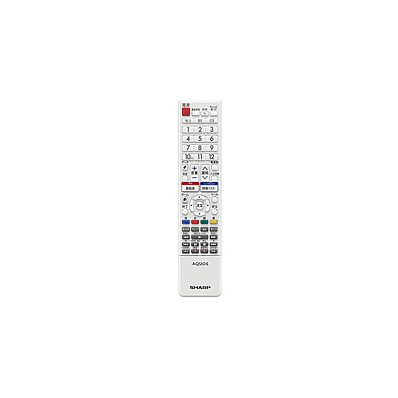 0106380481 シャープ 純正部品 液晶テレビ用 リモコン＜ホワイト系＞（010 638 0481）