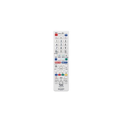 0106380513 シャープ 純正部品 液晶テレビ用 リモコン＜ホワイト系＞