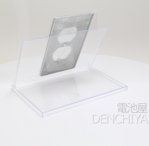 V41A アメリカン電機 コンセント用プレート 新金 (アルミ) 平刃形 複式