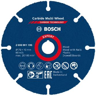 2608901196 ボッシュ 純正品新品 カーバイドマルチホイール76mm BOSCH