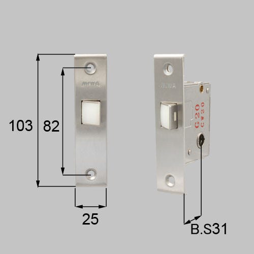 UDP672 LIXIL・トステム レバーハンドル錠 浴室ドア部品 [UDP672]