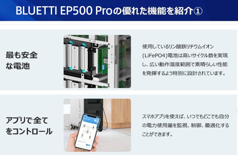 EP500 Proの優れた機能を紹介①